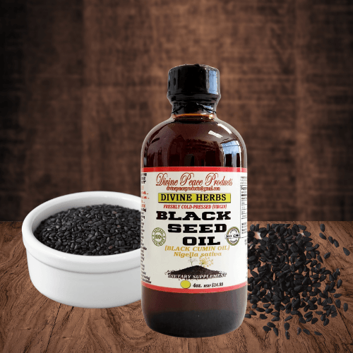 Divine Peace Black Seed Oil 4oz - Positive-Outlook-Grooming
