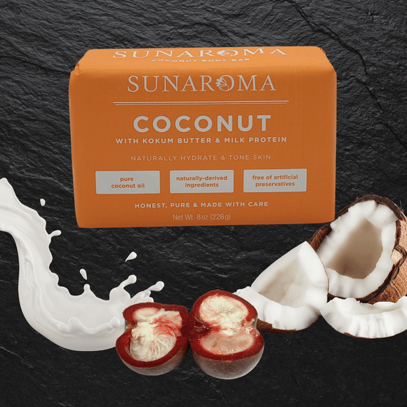 Sunaroma Coconut Soap - Positive-Outlook-Grooming