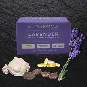 Sunaroma Lavender Soap - Positive-Outlook-Grooming