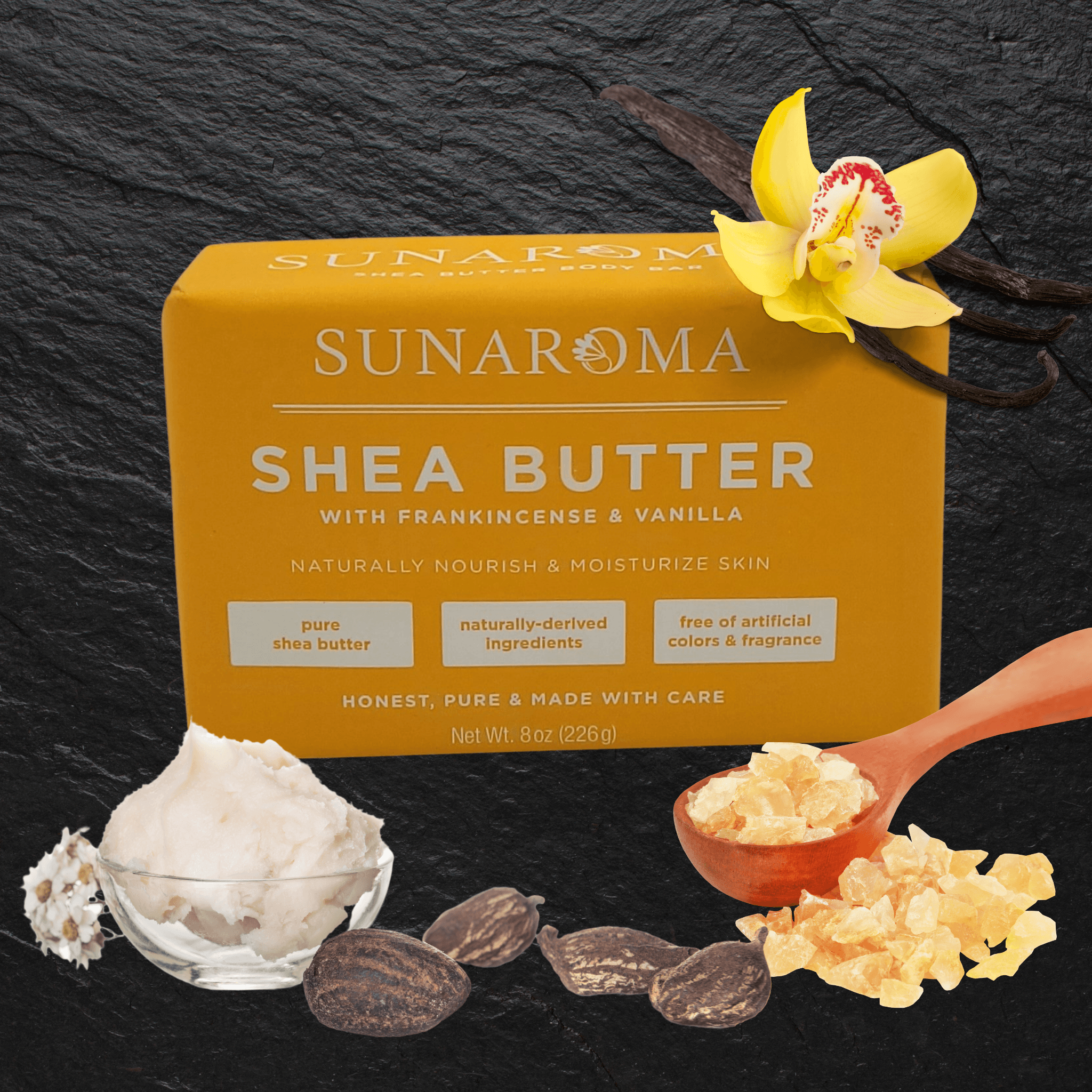 Sunaroma Shea Butter Soap – Positive-Outlook-Grooming